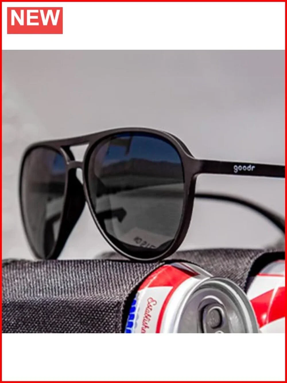 Polarized Aviator Sunglasses, Large, UV400 Protection, Non-Slip, No Bounce